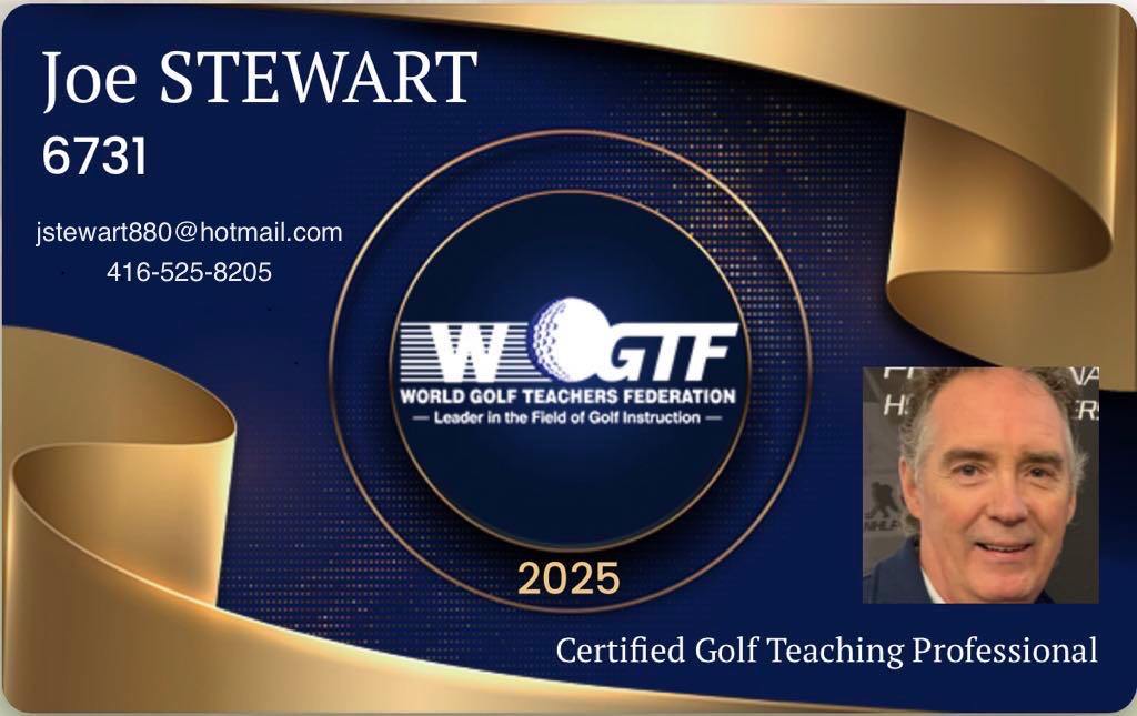 Joe Stewart Golf Instructor